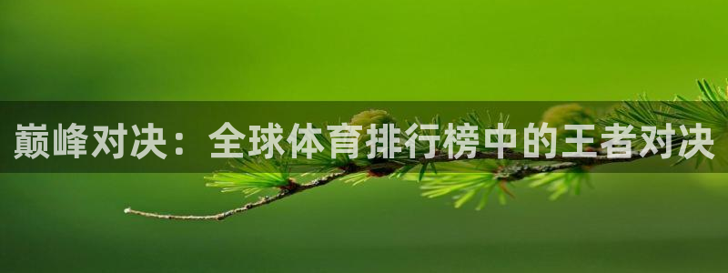 巅峰对决：全球体育排行榜中的王者对决